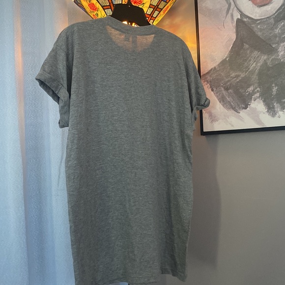NWT Francesca’s Alya Women’s Beaded and Sequined Champagne Tee Gray Medium - Picture 6 of 7